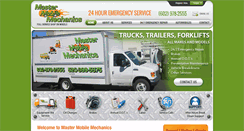 Desktop Screenshot of mastermobilemechanics.net